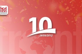 Front News news agency celebrates its 10th anniversary on Georgian Independence Day