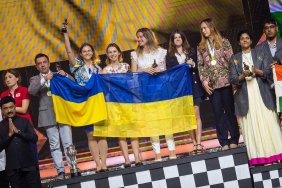 For the second time in history, the Ukrainian women's team won gold at the Chess Olympics 