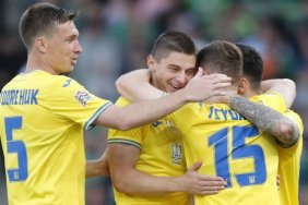 Ukraine defeated Ireland in the opening game of the League of Nations